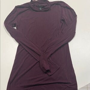 Halogen Deep Purple Long Sleeve Top